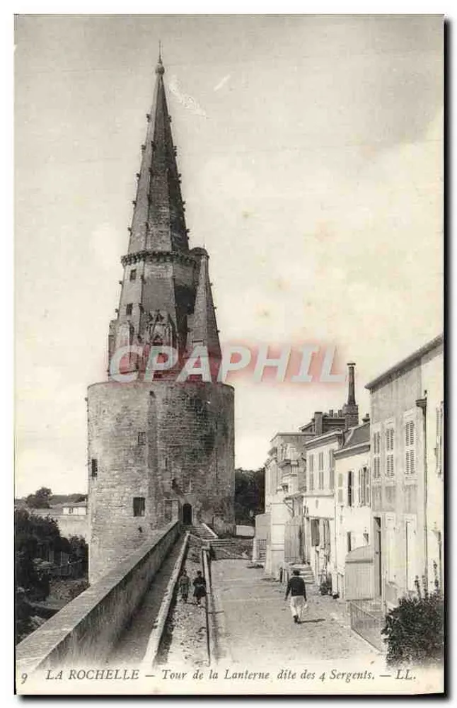 La Rochelle — Lanternenturm genannt die Vier Sergeanten — LL. - Vorderseite
