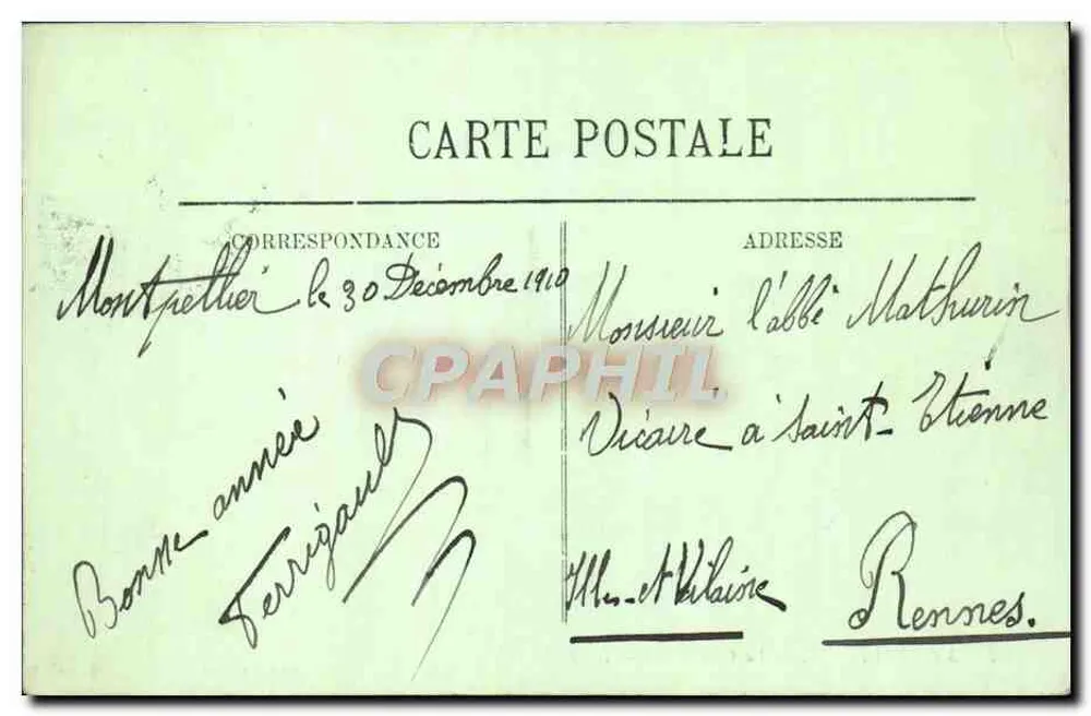 Montpellier — A Catedral — A Abside — LL. - Verso