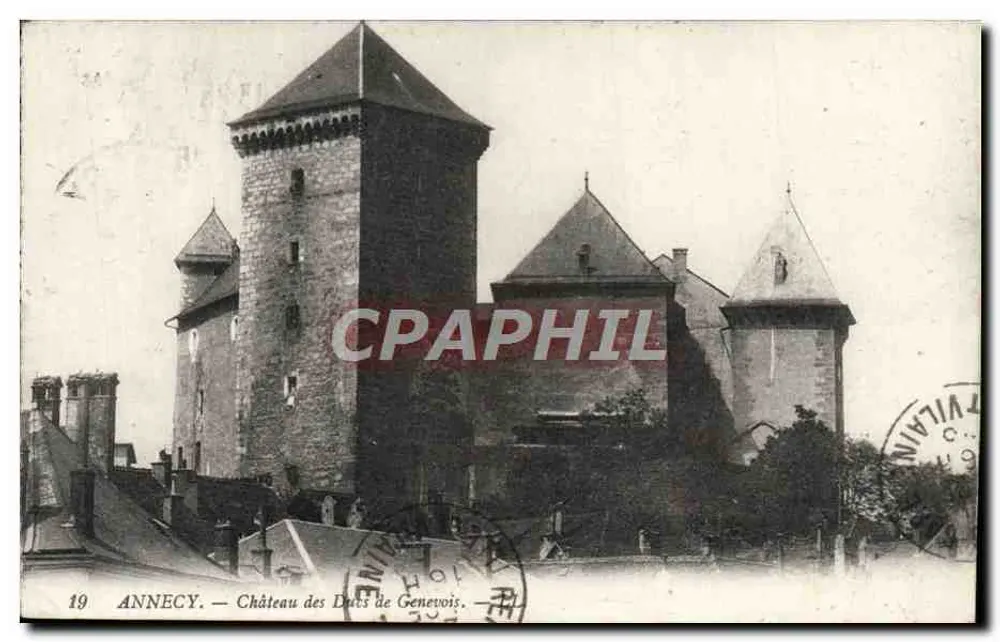 Annecy — Schloss der Herren von Genevois — Verleger Vilain, Nr. 19 - Vorderseite