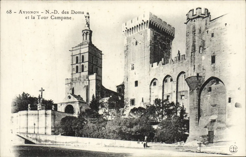 Avignon - Notre-Dame des Doms und die Tour Campane — Verlag F.G. n°68 - Vorderseite