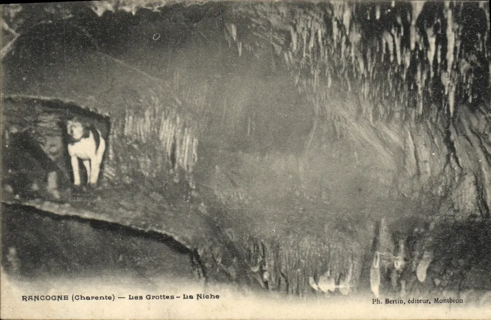 Rancogne (Charente) — Die Höhlen — Die Nische — Ph. Bertin, Verlag, Montbron - Vorderseite