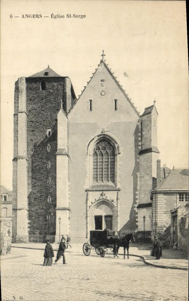 Angers — Igreja de São Sergue — N.G. - Frente
