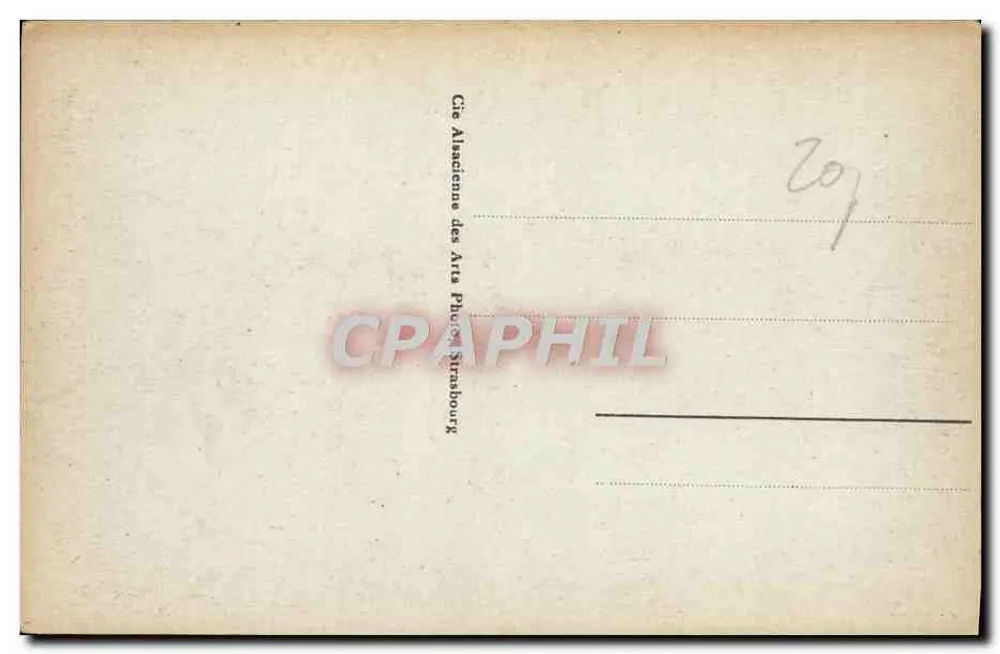 Arras — Mała Place — widok z place z budynkami z łukami i pojazdami — seria 73, wydane przez Cie Alsacienne des Arts Photo Strasbourg - Rewers