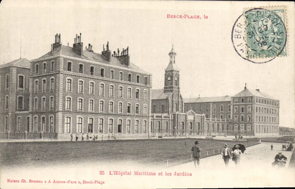 Berck-Plage, das Seehospital und die Gärten — Maison Ch. Bresson « A Jeanne-d'Arc », n°25 - Vorderseite