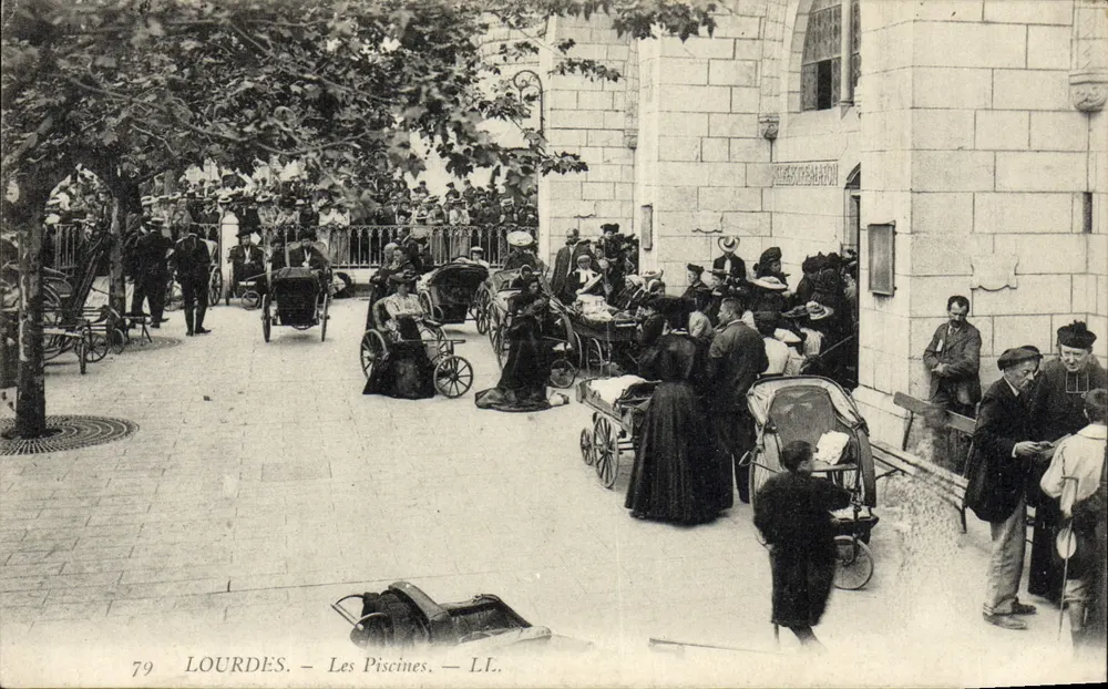 Lourdes — As Piscinas — LL. — Editor L. L. (n° 79) - Frente