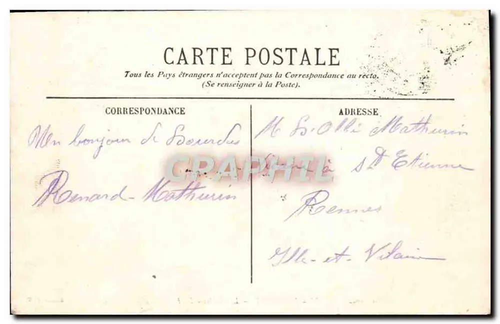 Lourdes — O Castelo Forte — Edição F. V. - Verso