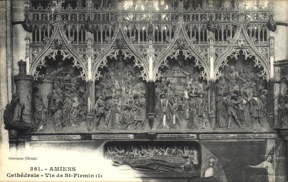 Amiens - Kathedrale - Leben des St-Firmin (1) — Isidore Nomure (Deposited) - Vorderseite