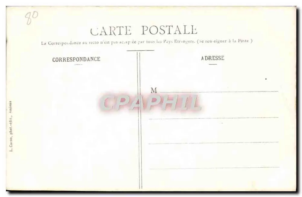 Amiens - Catedral - Antigo Testamento — cena esculpida gótica — Isobromure (Dépose), n° 366 - Verso