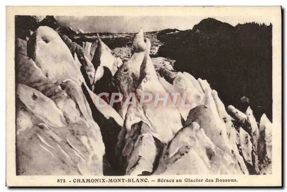 Séracs am Glacier des Bossons — Chamonix-Mont-Blanc — Nr. 872 — L. Morand, Megève (Haute-Savoie) - Vorderseite