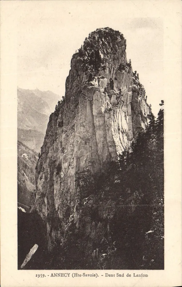 Dent Sul de Lanfon — Annecy (Haute-Savoie) — L. Feuras, editor - Frente