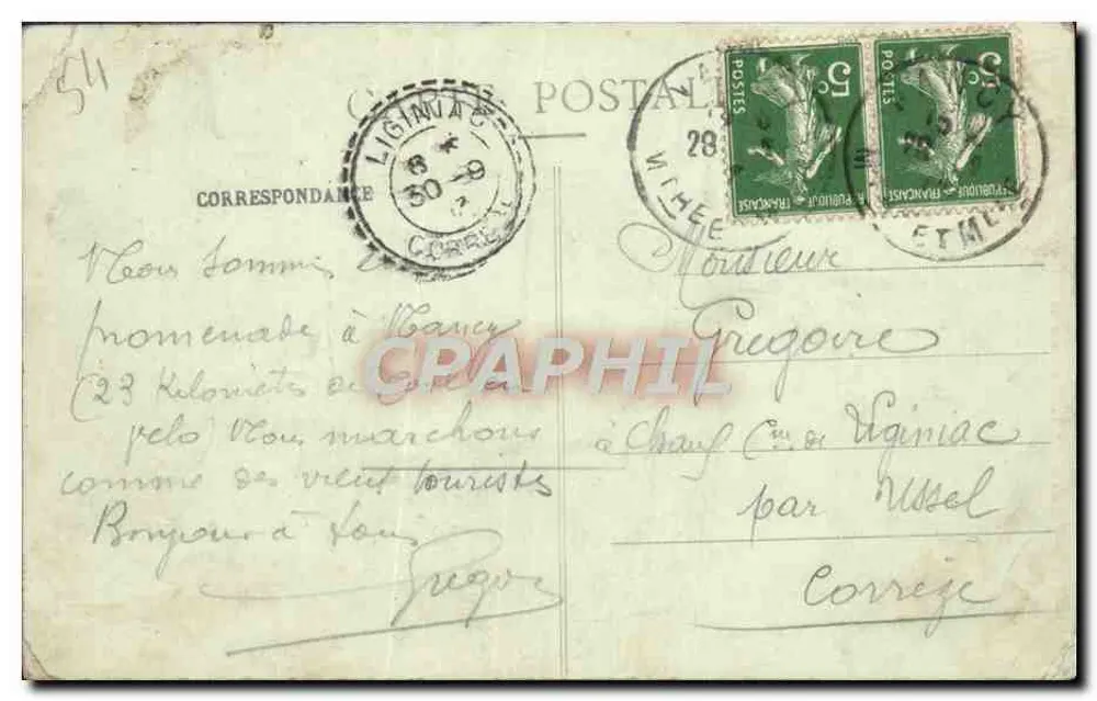 NANCY - A Porta da Craffe — Imprimeries Réunies de Nancy, n° 70 - Verso