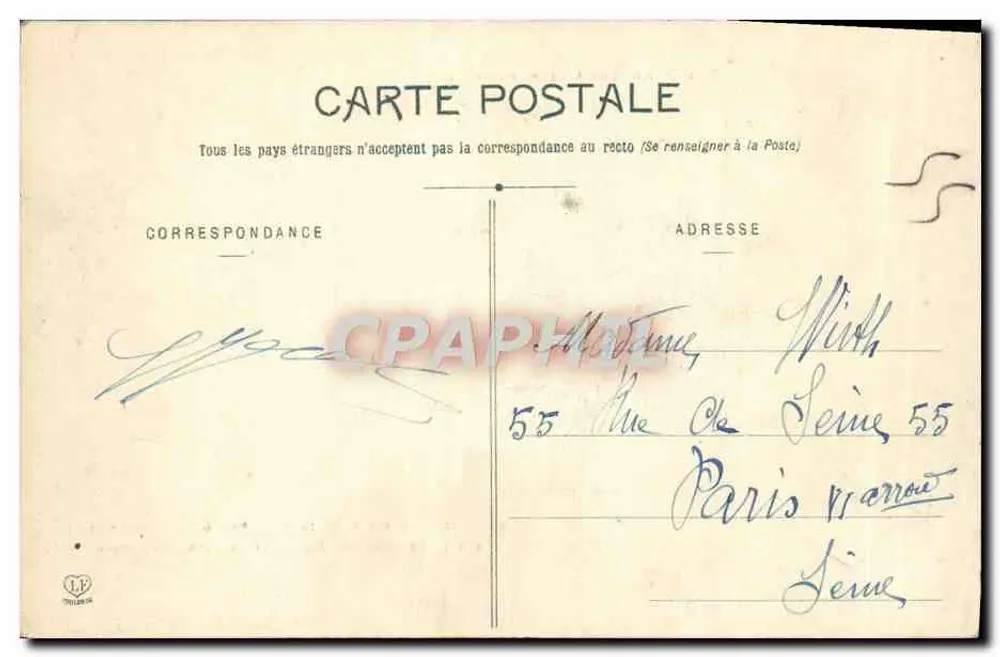 Massif do Carlitte - Lago de Lanoux (MLA) — Pirineus-Orientais, editor L'Album Théâtre, n°106 - Verso