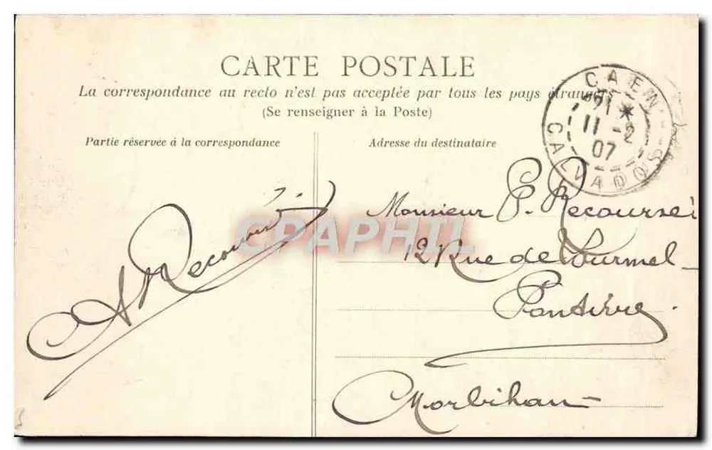 A Hora do Banho — praia rochosa — Héliotypie Dugas et Cie, Nantes - Verso