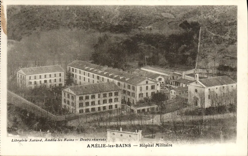 Amélie-les-Bains — Militärkrankenhaus — Librairie Xatard - Vorderseite