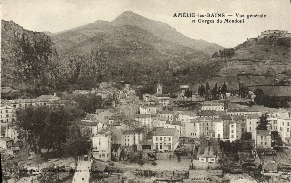 Amélie-les-Bains — Allgemeiner Blick und Schluchten des Mondoni — Librairie Katari - Vorderseite