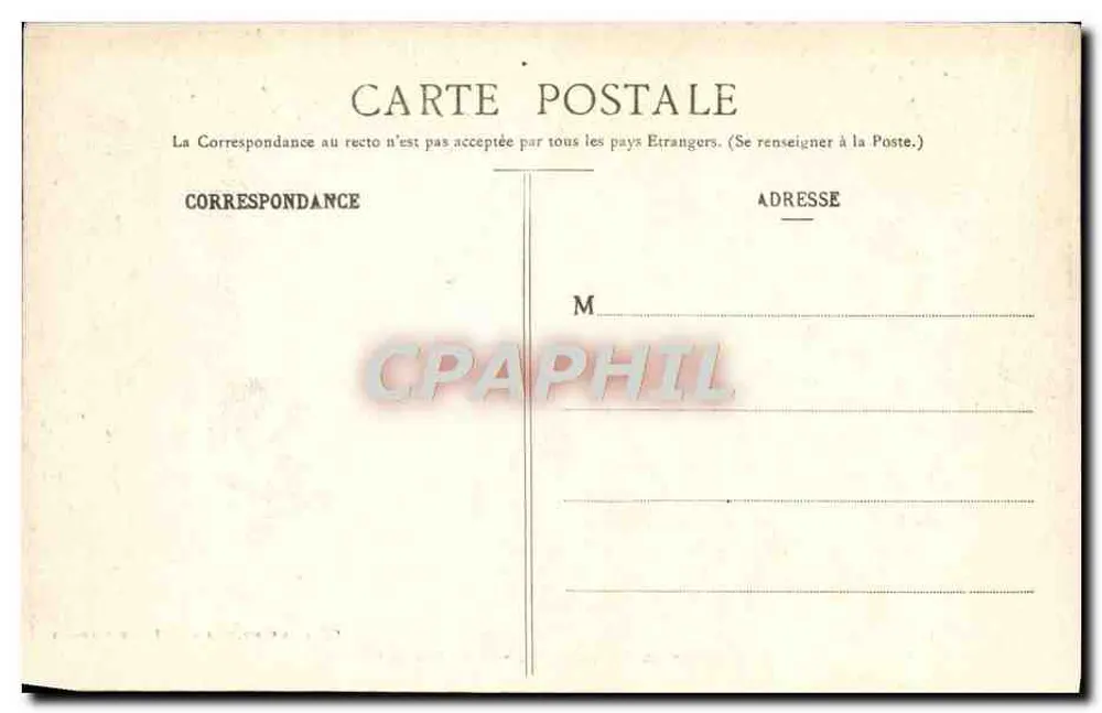 Künstlerische Biarritz - Das Bad am Port-Vieux — Sammlung Gorce, Fotoverlag, Talence (Gironde) — Nr. 30 - Rückseite