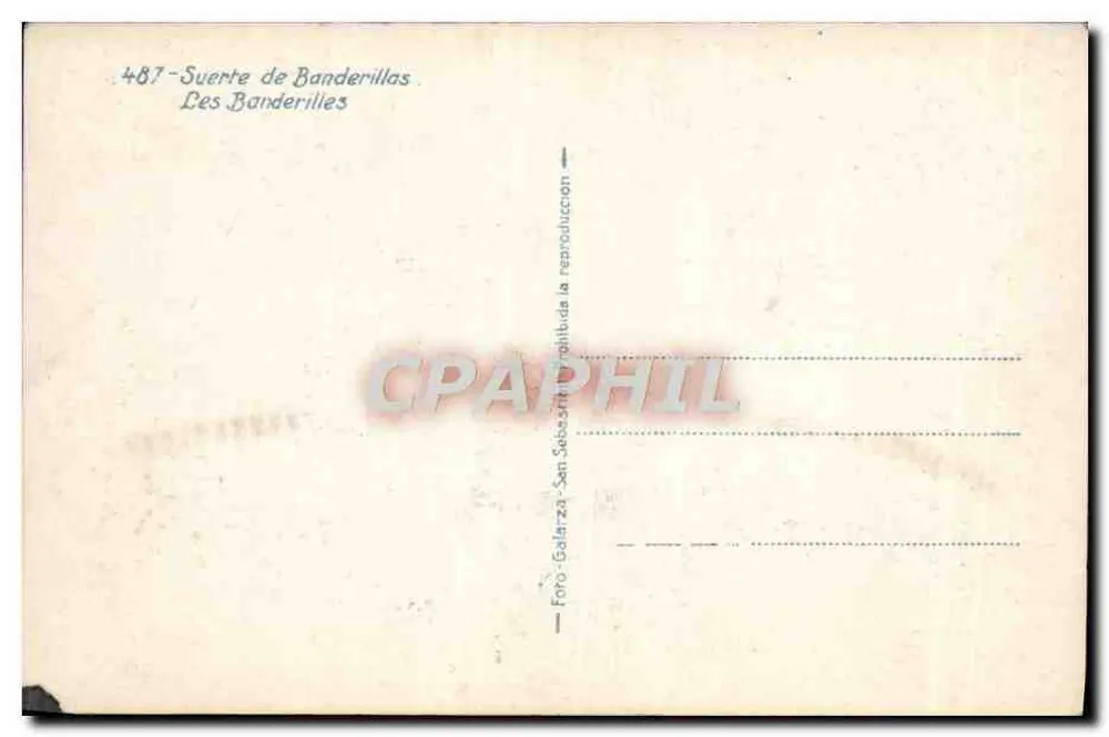 Stierkampf — Banderillas — Foro-Galarza - Rückseite