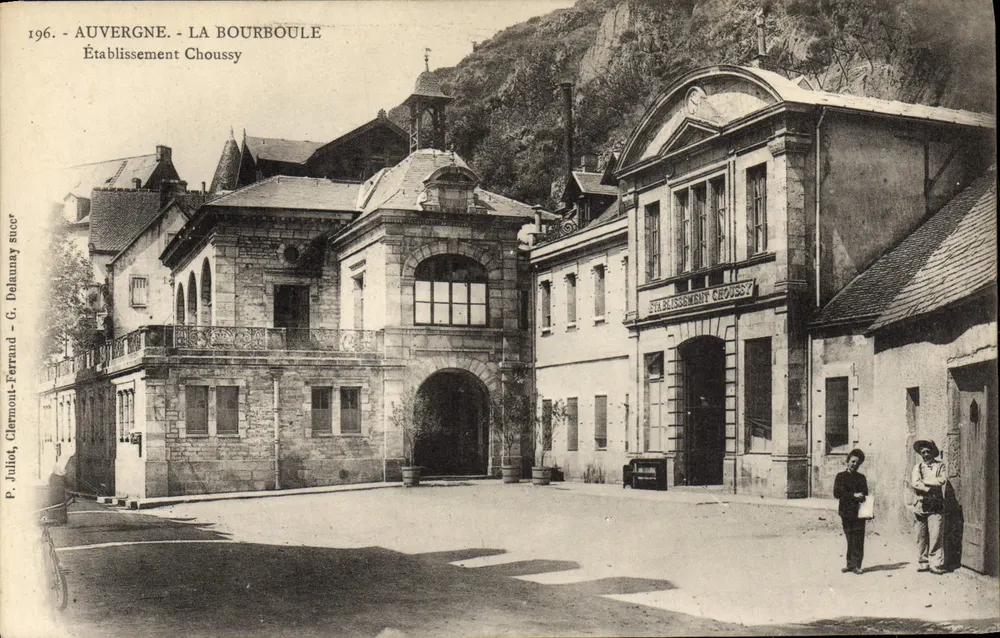 Auvergne - La Bourboule - Establecimiento Choussy - Anverso