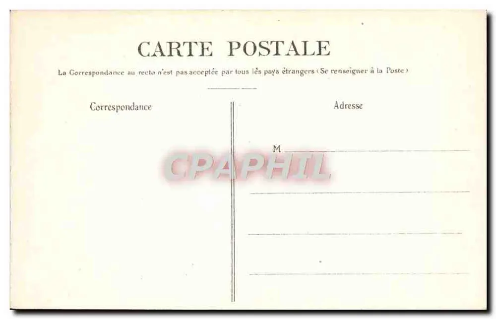 Paris — Avenue du Bois de Boulogne — A. R. n° 207 - Rückseite