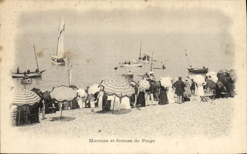Praia — Cenas de praia — Marinas e Cenas de Praia - Frente