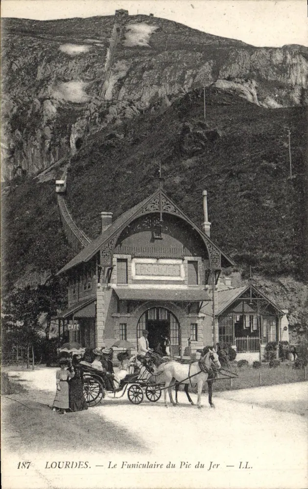 Lourdes — Der Seilbahn Pic du Jer — I.L. - Vorderseite