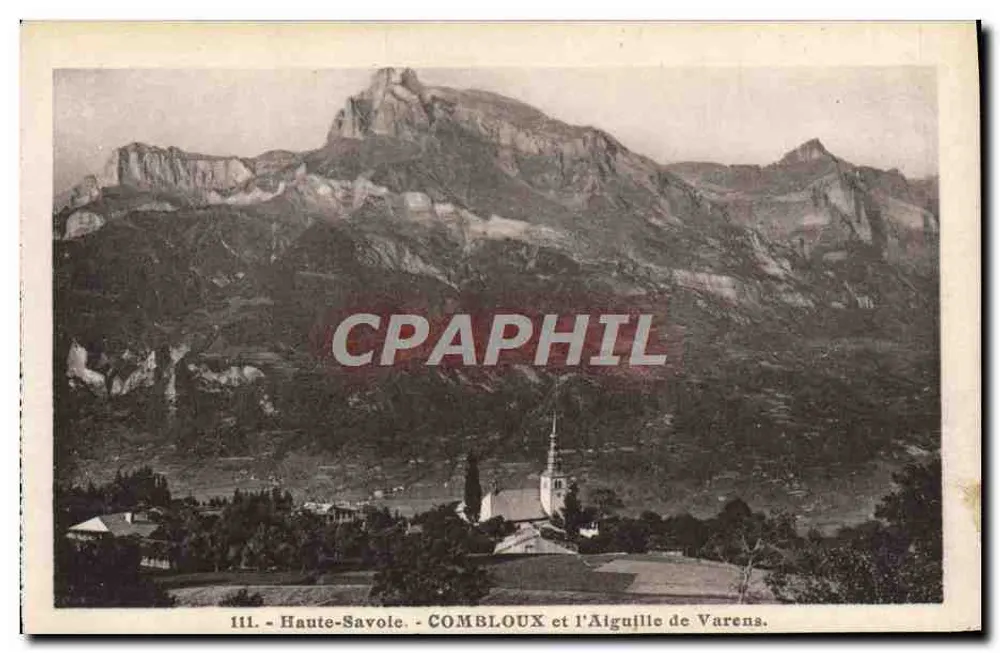 Combloux und der Aiguille de Varena — Haute-Savoie — L. Morand, phot. (Haute-Savoie) — n° 111 - Vorderseite