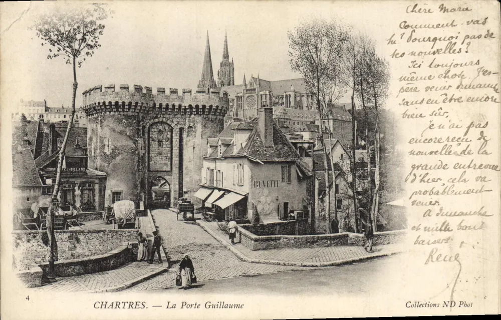 Chartres — A Porta Guillaume — Éditeur ND Phot, n°4 - Frente