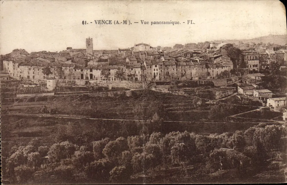 Vence (A.-M.) — Vue panoramique — FI. — Éditeur FI. — N° 61 - Awers