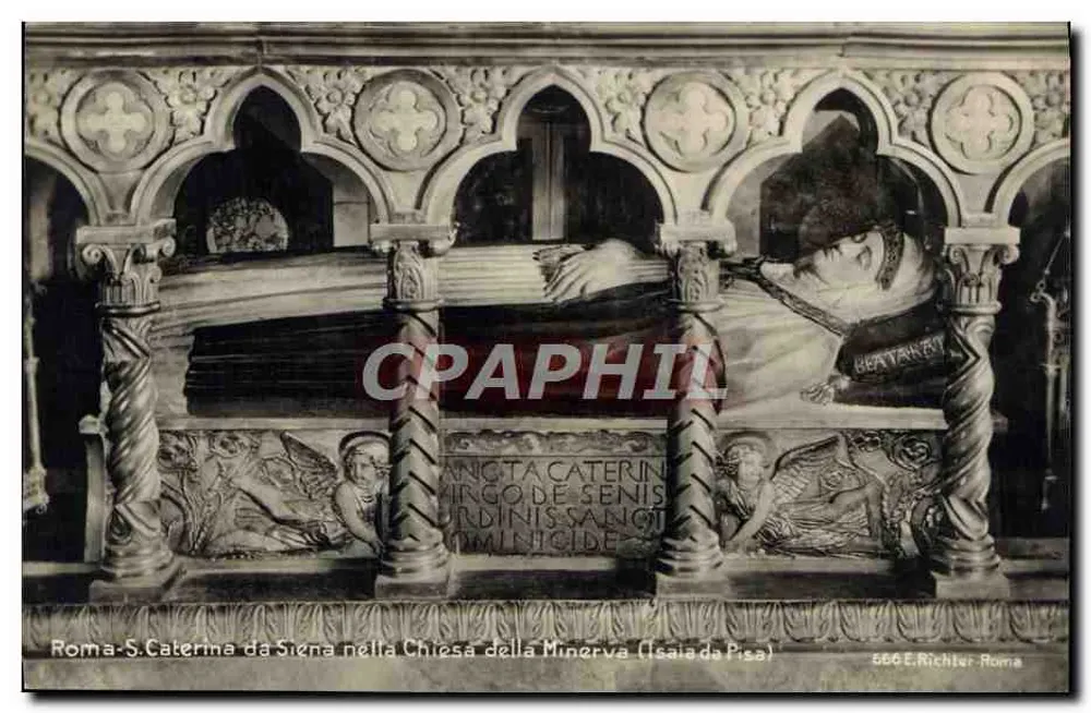 Rom - S. Caterina da Siena nella Chiesa della Minerva (Isaia da Pisa) — E. Richter - Rom, Nr. 666 - Vorderseite