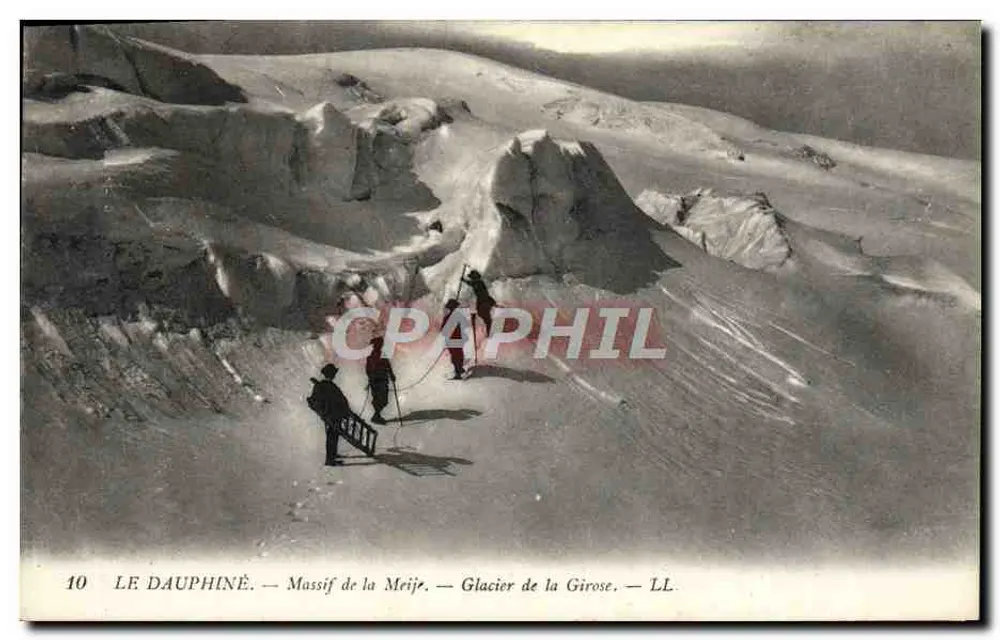 Das Dauphiné — Massif de la Meije — Glacier de la Girose — LL. — N° 10 - Vorderseite
