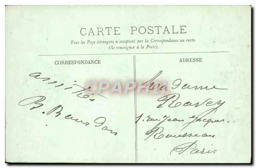 Cabourg — Das Grand Hotel und der Strand — LL. - Rückseite