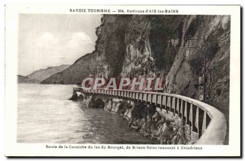Route de la Corniche du lac du Bourget — Umgebung von Aix-les-Bains — Verlag SAVOIE TOURISME, n° 894 - Vorderseite
