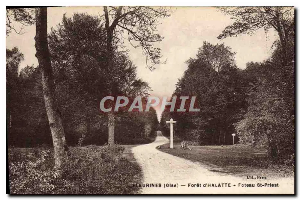Fleurines (Oise) — Las Halatte — Płat St-Priest - Awers