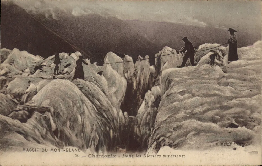 Chamonix — In den oberen Gletschern — E. F. O. T. - n°39 - Vorderseite