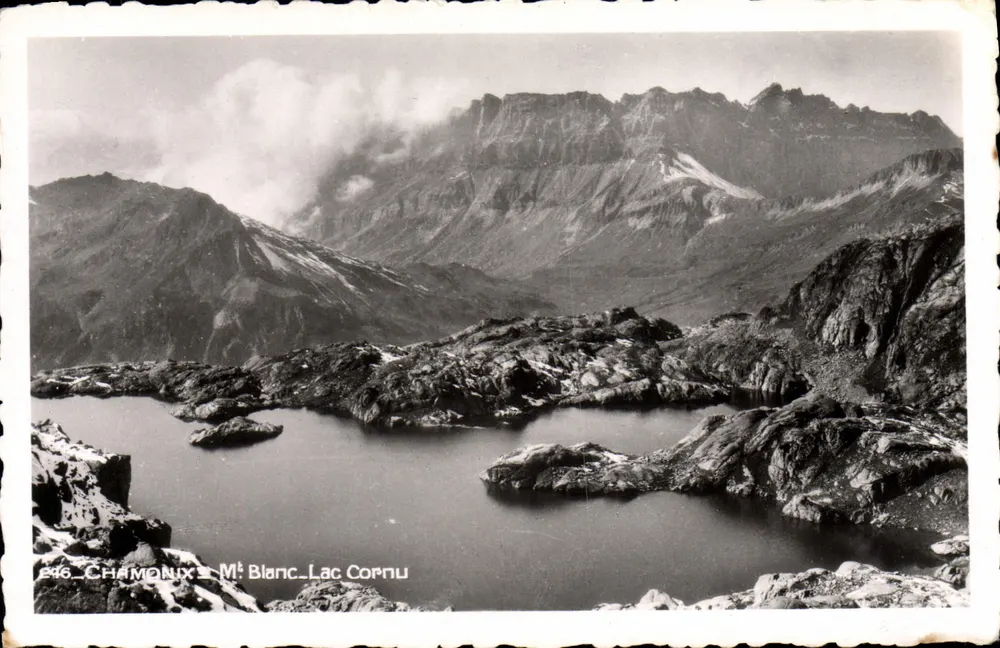 Chamonix — Mont Blanc, Lago Cornu — Edição Mont-Blanc-Léman - Frente