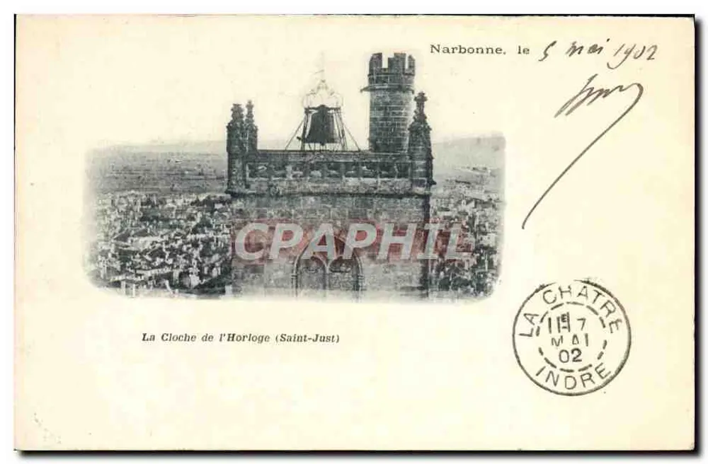 Narbonne — La Cloche de l'Horloge (Saint-Just) — éditeur inconnu - Vorderseite