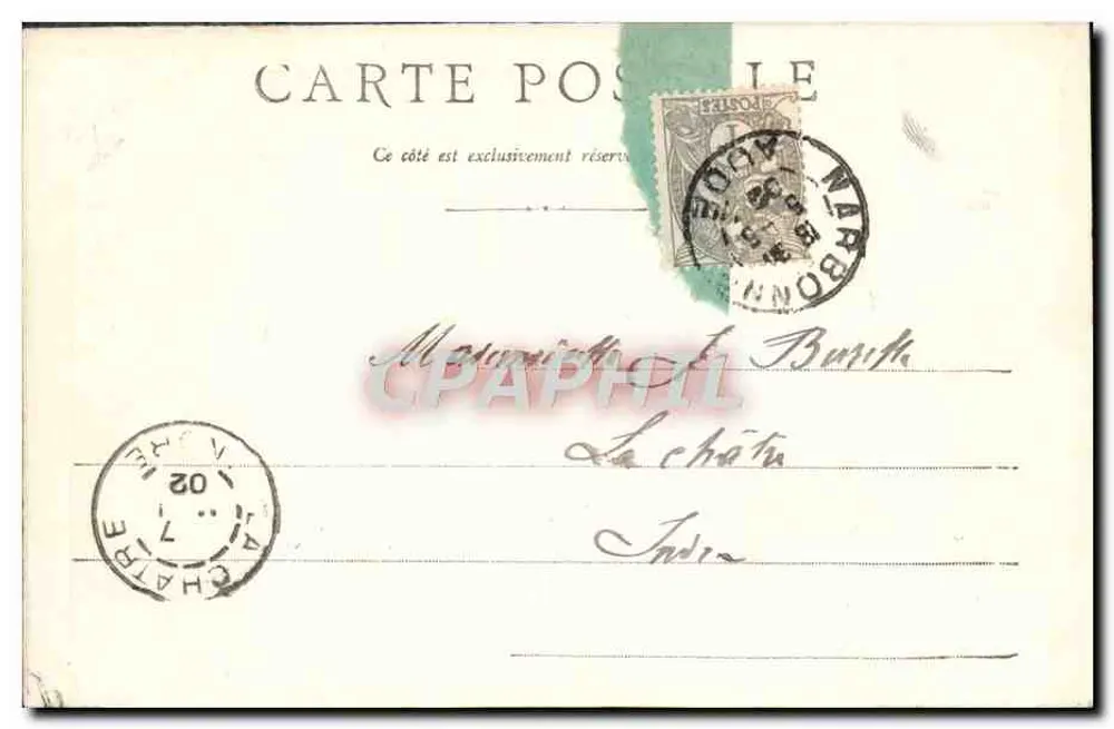 Narbonne — La Cloche de l'Horloge (Saint-Just) — éditeur inconnu - Rückseite