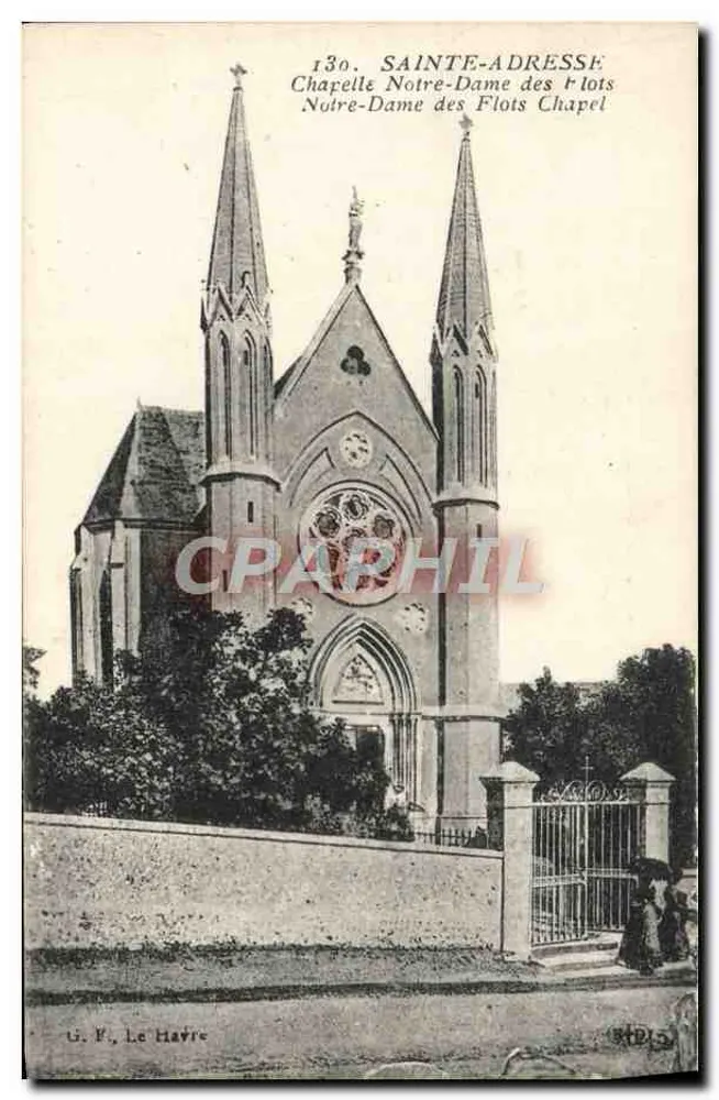 Sainte-Adresse — Kapelle Notre-Dame des Flots — G. F. Le Havre, n°130 - Vorderseite