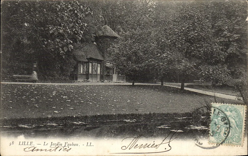 LILLE — Jardim l'Auban — LL. — Merriès, editor n°58 - Frente