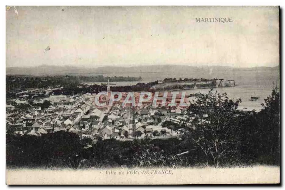 Stadt FORT-DE-FRANCE — Martinique — Verlag C. Vairas - Vorderseite