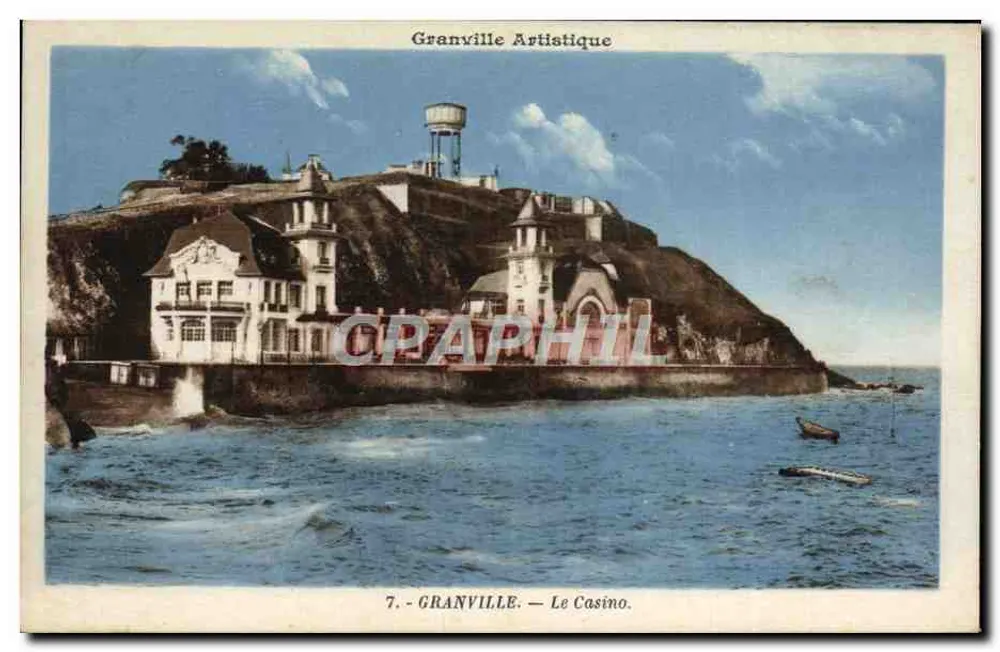 Granville — O Casino — Edição A. Bernard, Foto Degréf - Frente