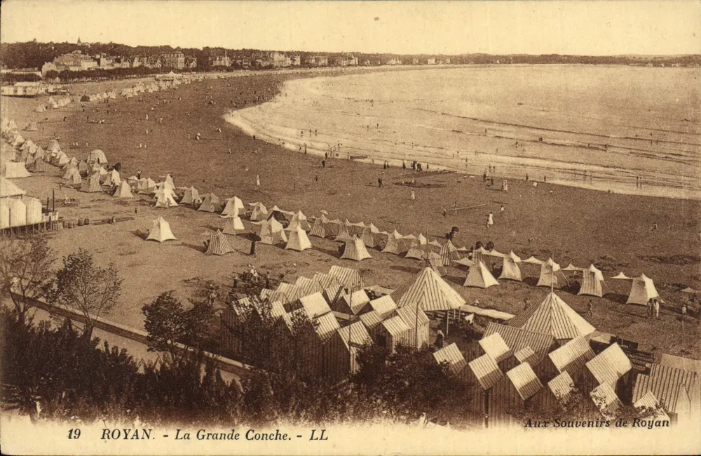 ROYAN - A Grande Conche - LL - Aux Souvenirs de Royan - Frente