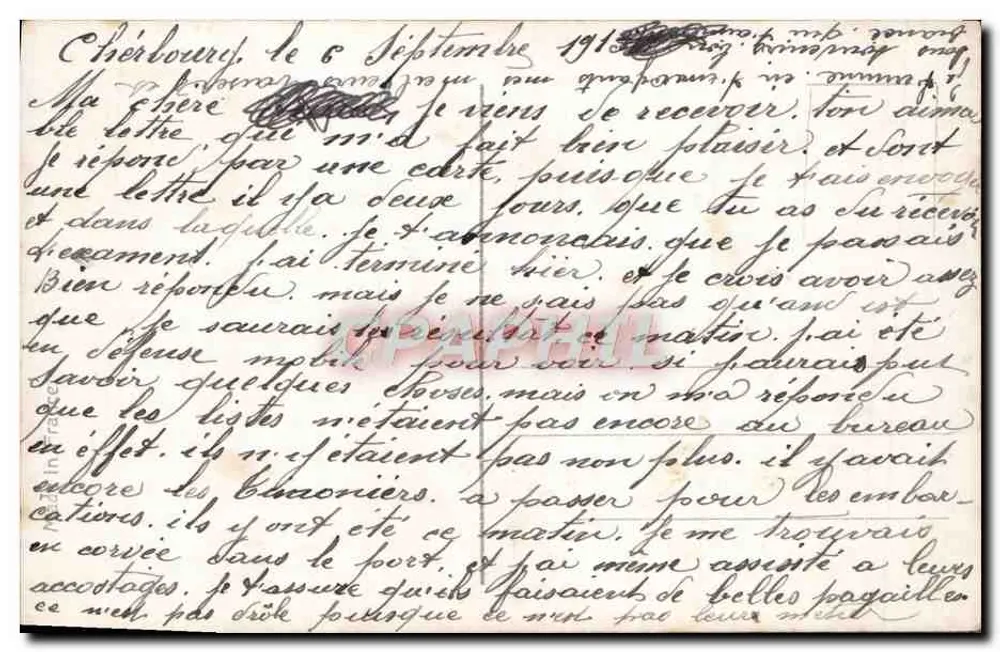 Paar mit Blumenstrauß — REX 4490 — Verlag REX - Rückseite