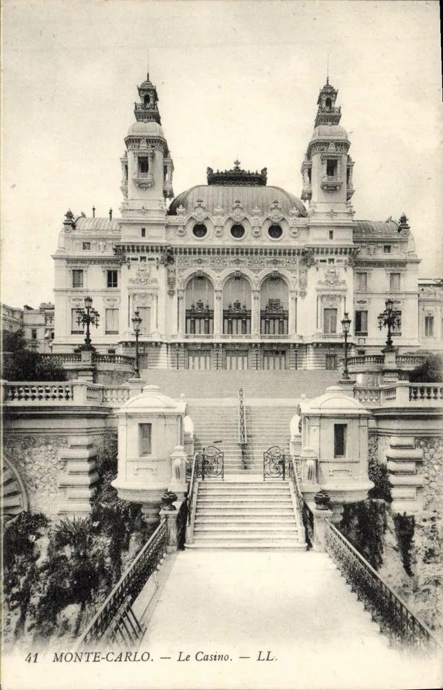 Monte-Carlo — O Casino — LL. n°41 - Frente