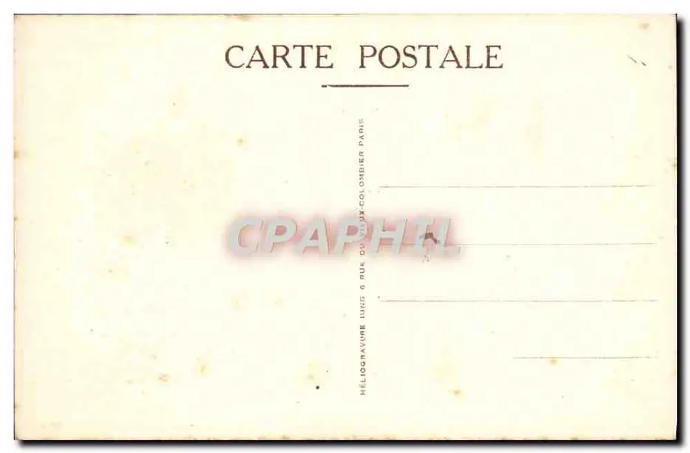 Capela da Benfeitora Bernadette — Casa-Mãe das Irmãs da Caridade, Nevers — Héliogravure - Verso