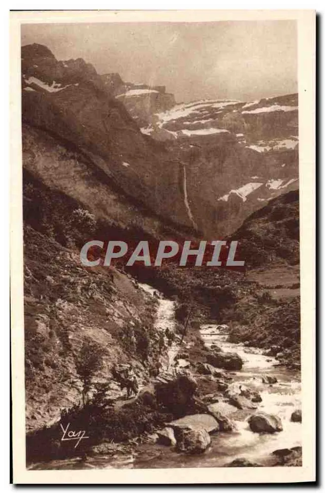 Der Weg, der zum Cirque am Gave führt — Gavarnie — Photo-Quilaut Edition — Lourdes - Vorderseite