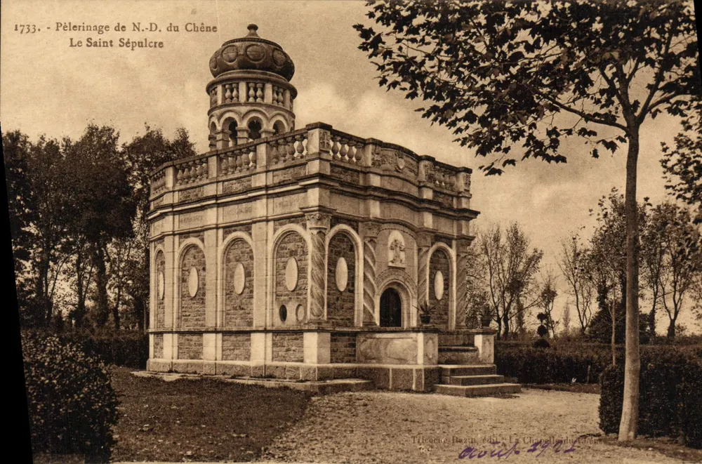 Pilgerreise der N.D. du Chêne — Das Heilige Grab — Tificone Bazin, Verlag La Chapelle-du-Chêne - Vorderseite
