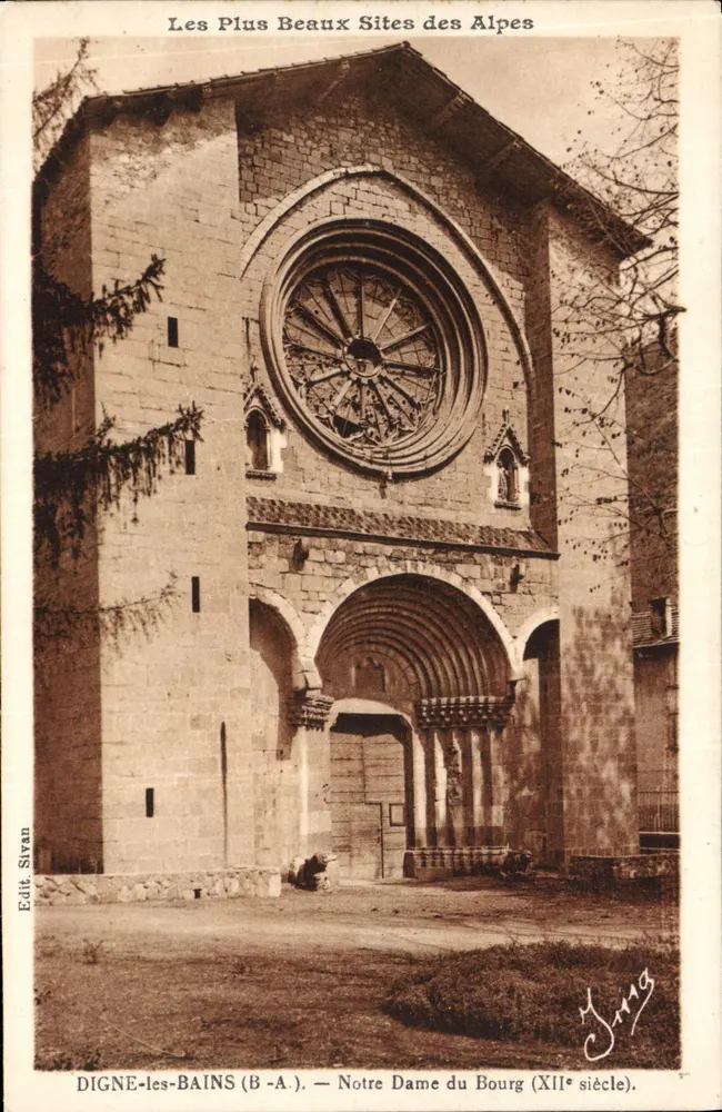 Digne-les-Bains — Nossa Senhora do Burgo (século XII) — Edit Sivan - Frente