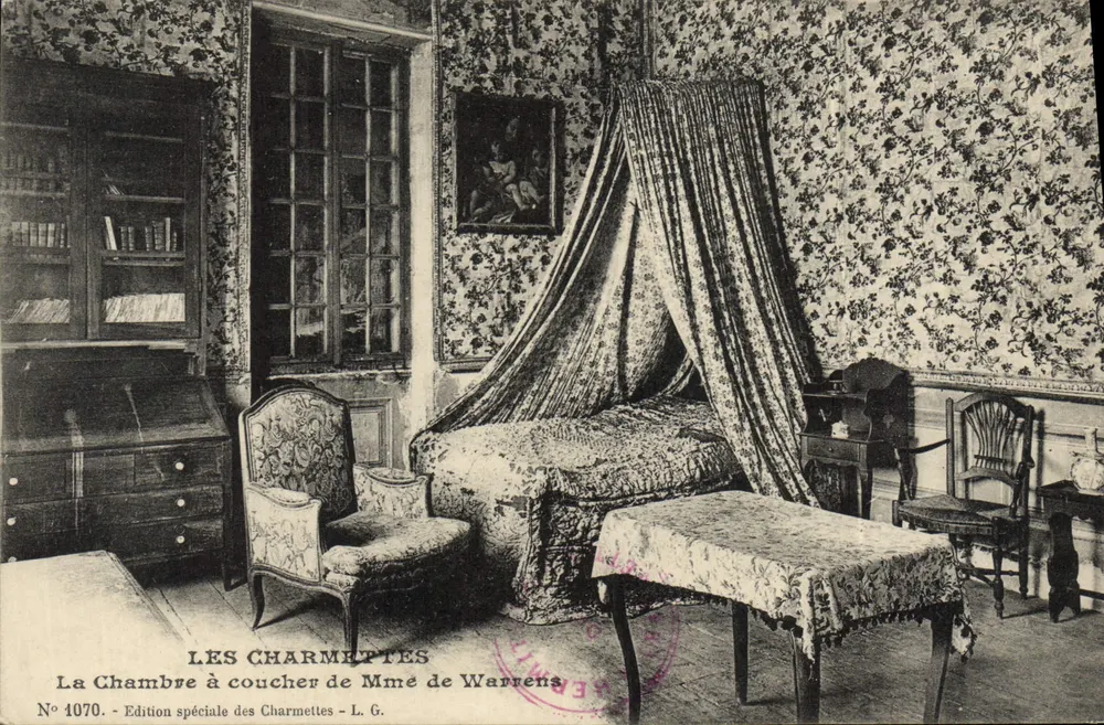 Das Schlafzimmer von Madame de Warrens — Les Charmeptes — Sonderausgabe von Les Charmettes, Nr. 1070 - Vorderseite