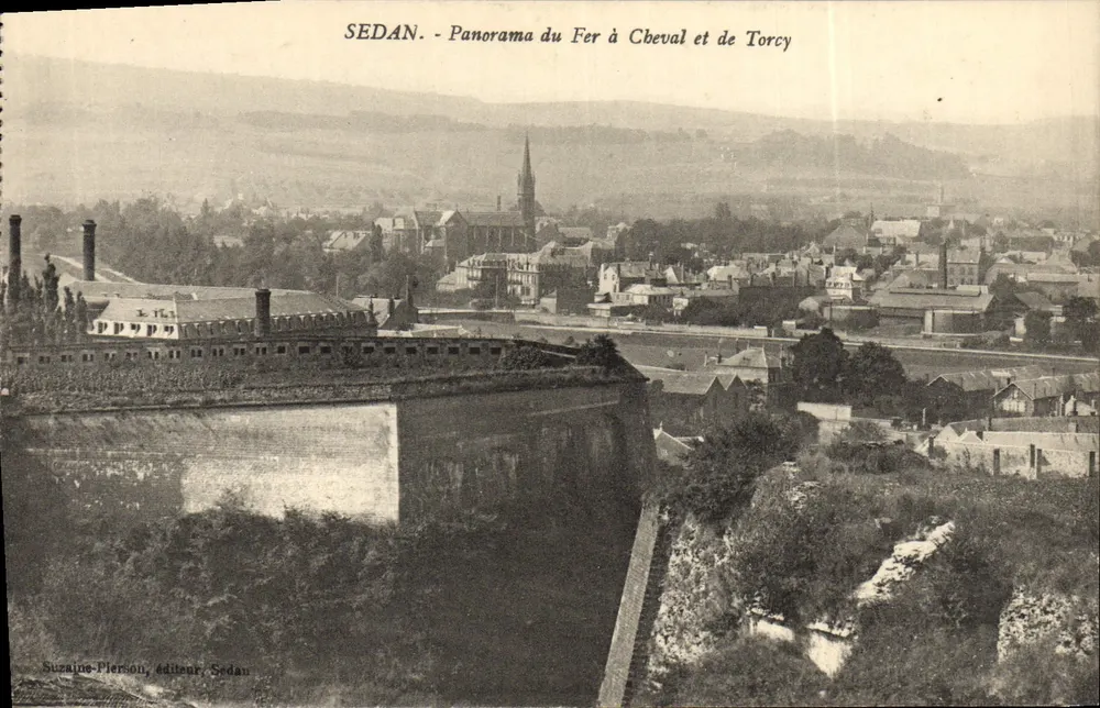 Sedan - Panorama del Fer à Cheval y de Torcy — Suzaines-Pierion, editor Sedan - Anverso